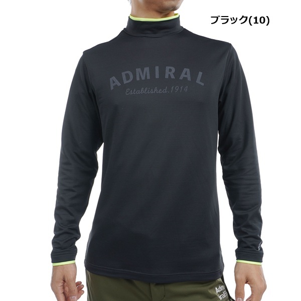 アドミラル ゴルフ メンズ 裏起毛 モックネックシャツ ADMA494 秋冬モデル お誕生日祝い お祝い 記念品 お父さん 父の日 彼氏 男性 30代 40代 50代 60代  還暦祝い 敬老の日 人気プレゼント プレゼント
