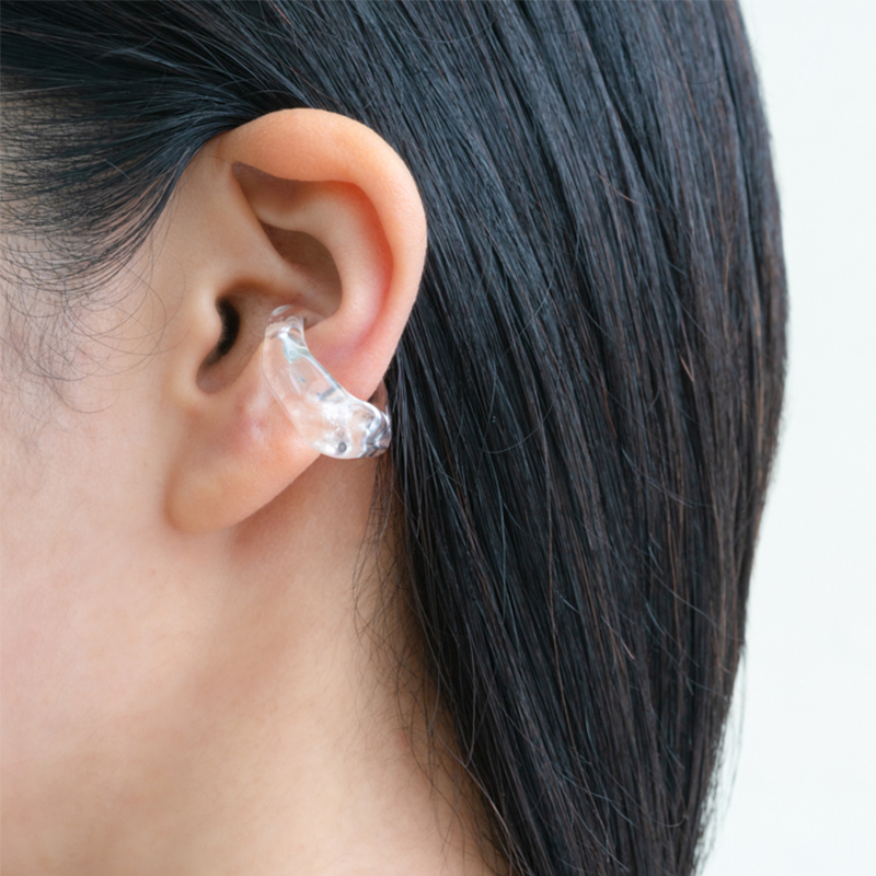 正規販売【HARIO】ハリオ イヤーカフ リフレクション HAA-RF-EC ガラス 耐熱ガラス イヤカフ 女性 レディース アクセサリー おしゃれ 上品 母の日 カジュアル フォーマル 誕生日