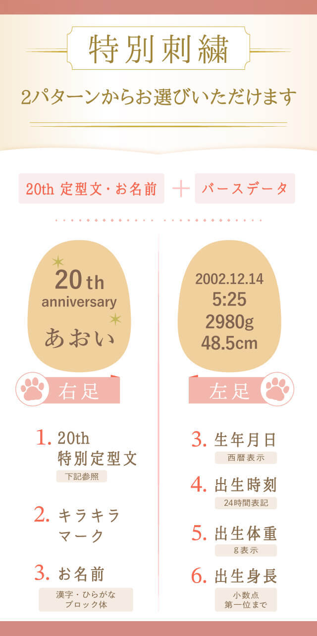 20th限定ココ体重ベア｜成人式・20歳の誕生日にご両親への感謝を贈るサプライズギフト｜ベアカフェ