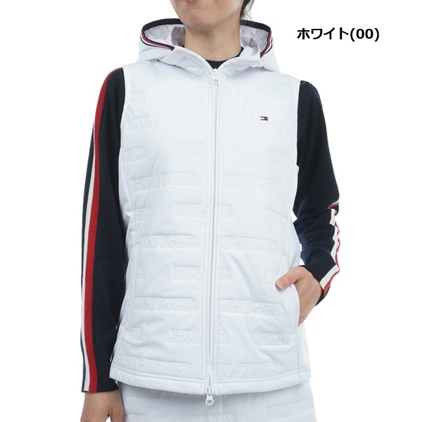トミーヒルフィガー ゴルフ レディース ベスト ロゴ キルトパテッド ベスト TOMMY HILFIGER GOLF THLA473 秋冬モデル お誕生日祝い お祝い 記念品 30代 40代 50代 60代 母の日 お母さん 還暦祝い 敬老の日 彼女 人気プレゼント プレゼント