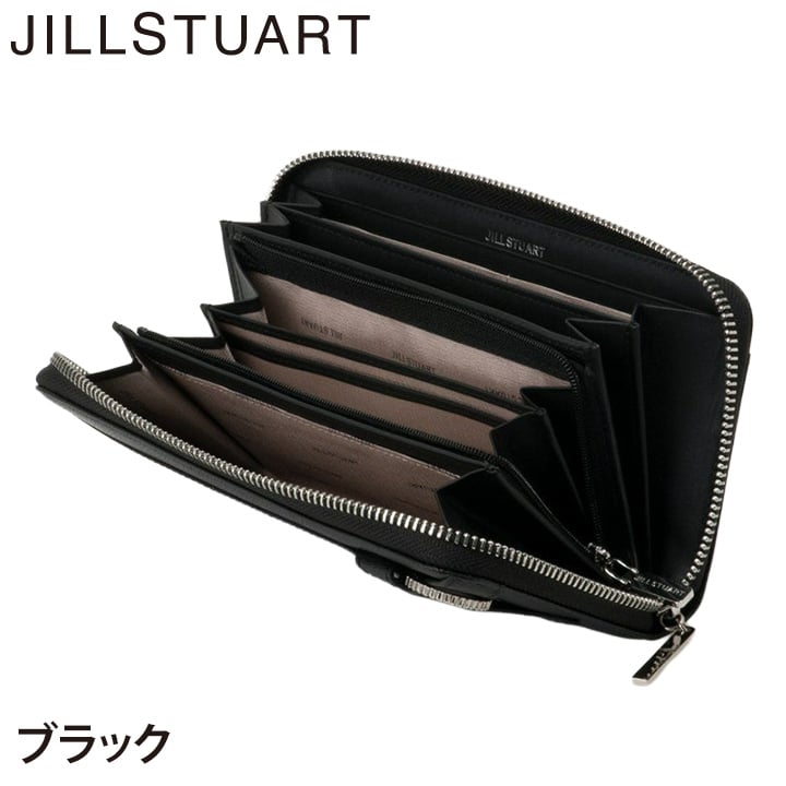 ジル スチュアート 財布 長財布 レディース 山羊革 牛革 インプルーブ ラウンドファスナー ギフト JILL STUART