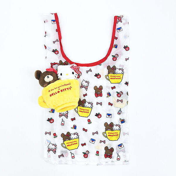 サンリオ ハローキティ ×くまのがっこう ぬいぐるみエコバッグ Sanrio