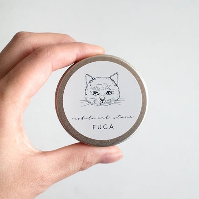 《持ち運べる》猫缶アロマストーン｜外出先でも香りを楽しむ猫モチーフ缶