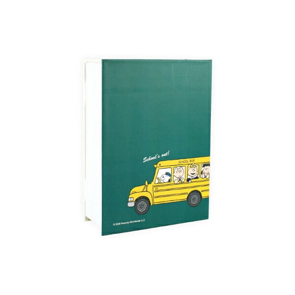 スヌーピー ブック型ボックス(ショートワイド) Preppystyle schoolbus SNOOPY