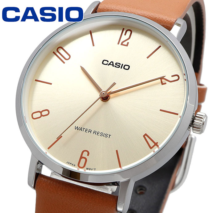 CASIO 腕時計 カシオ 時計 ウォッチ チープカシオ チプカシ シンプル レディース LTP-VT01L-5B [並行輸入品]