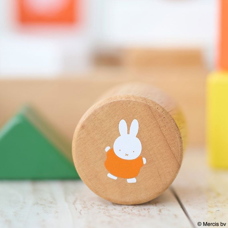 積み木 ミッフィーサウンドブロックス | 1歳半 名入れ おもちゃ 子供 男の子 女の子 1歳誕生日プレゼント 木のおもちゃ ミッフィー ブルーナ 出産祝い 木製玩具 知育玩具 女の子 男の子 キッズ 幼児 子ども 木製 NICHIGAN ニチガン DB260