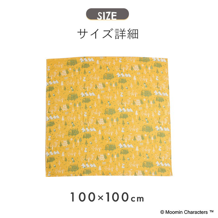 【ギフトセット】ムーミン マルチガーゼケット3点セット (ギフトボックス付き)  | 100×100cm ベビー 赤ちゃん 新生児 日本製 ダブルガーゼ  夏用ケット 綿100% コットン おくるみ アフガン 出産祝い プレゼント ギフト リトルミイ その他ベビー用寝具・ベッド