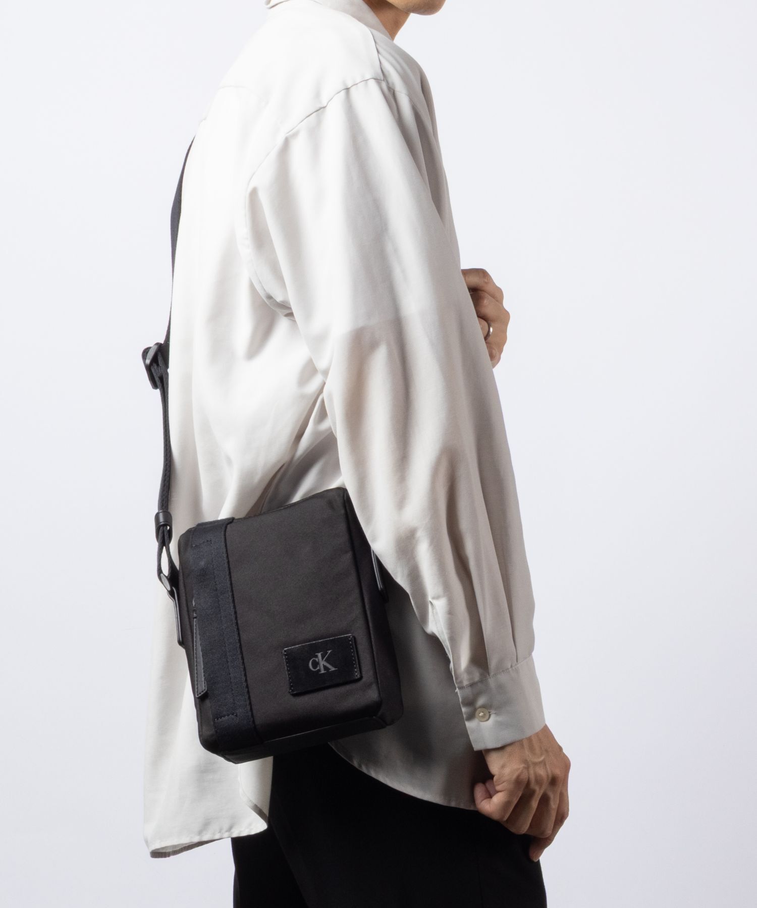 カルバンクライン Calvin Klein CANVAS MIX REPORTER キャンバス ミックス リポーター LV04D3366G ショルダーバッグ メンズ バッグ