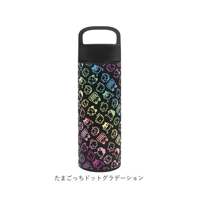 たまごっち ステンレス ボトル 通販 ステンレスボトル 水筒 500m: キャリーボトル ハンドル付き 真空二重構造 マイボトル 保温 保冷 キャラクター tamagotch 蓋付きタンブラー おしゃれ かわいい マグボトル 通学通勤 ダイレクトボトル