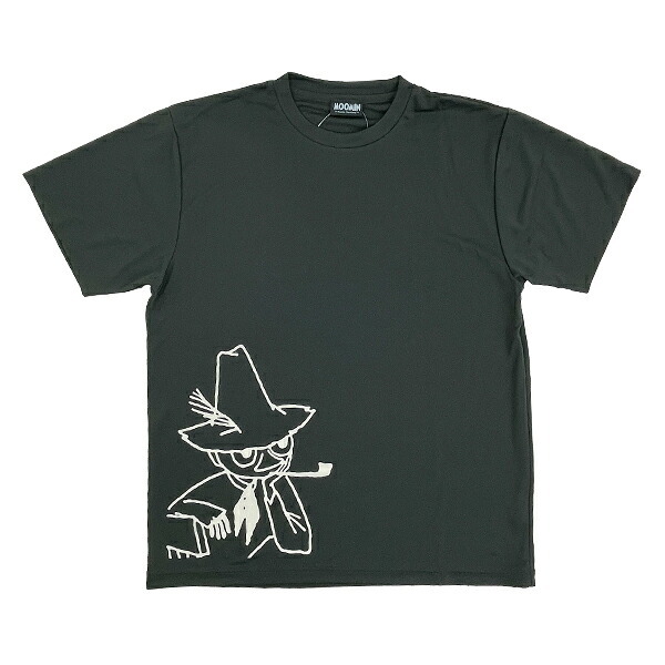 ムーミン リラックスドライTシャツ スナフキン ブラック アパレル MOOMIN