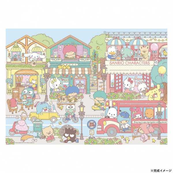 サンリオ ジグソーパズル 600ピース ハッピーマイタウン キャラクター グッズ パズル 大人 子供 パズル遊び 室内遊び おもちゃ 知育玩具 サンリオキャラクターズ マイメロディ シナモロール ポムポムプリン 600-023 サンリオ正規ライセンス品