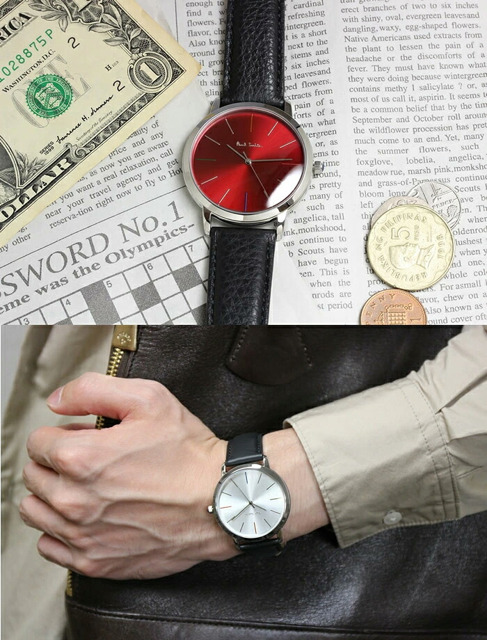 ポールスミス Paul Smith 腕時計 メンズ 革ベルト MA 41mm レザー クラシック ブランド 人気 ウォッチ ギフト プレゼント P10051 P10052 P10053 P10056 P10057 P10091
