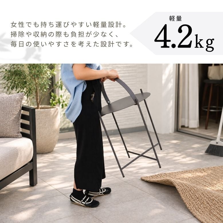 テーブル ガーデンファニチャー ガーデンテーブル グレー バルコニー 屋外 アウトドアリビング リト コーヒーテーブル 単品