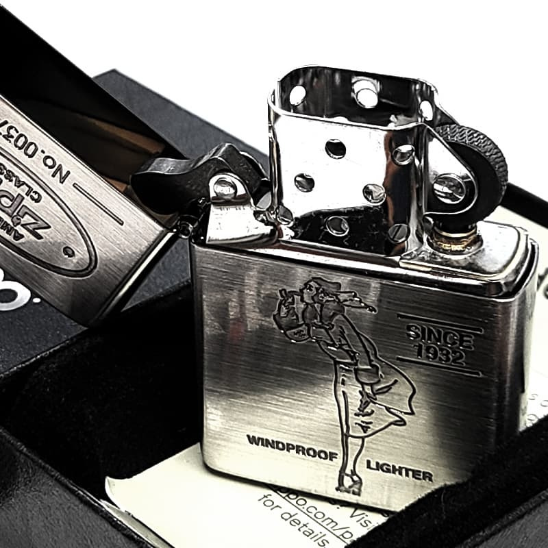 ZIPPO ライター ウィンディ 限定 ジッポ Windy ニッケル古美 おしゃれ アンティーク クラシック シリアルナンバー入り 可愛い 銀 メンズ レディース ギフト プレゼント