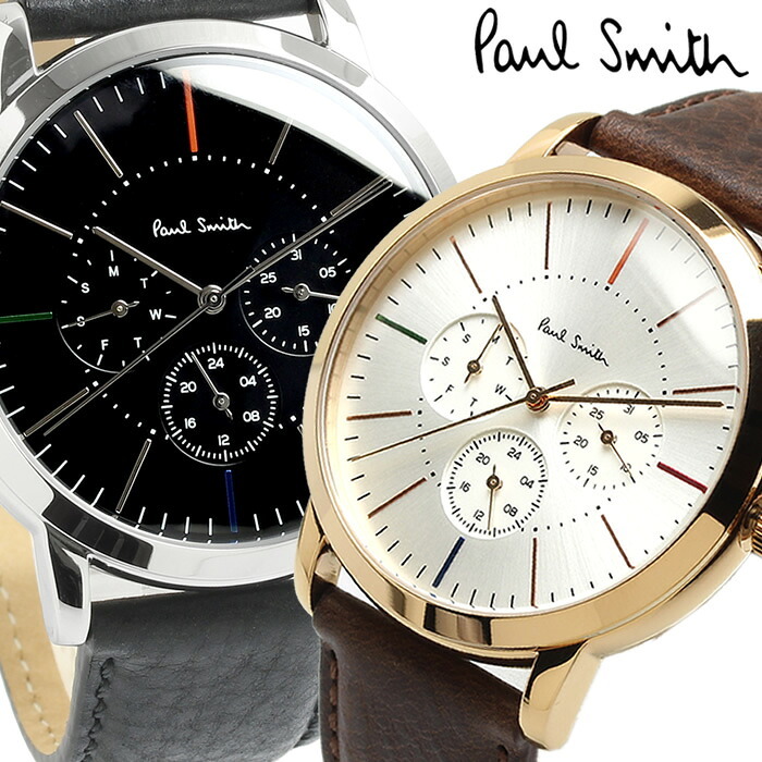 PAUL SMITH ポールスミス メンズ 男性用 腕時計 ウォッチ クオーツ 3気圧防水 カレンダー P10110 P10112