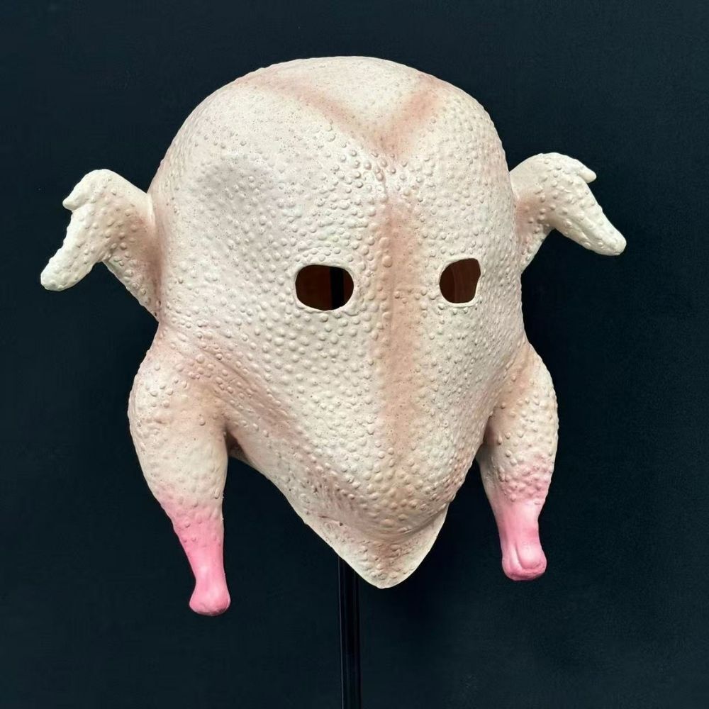 チキンマスク 鶏マスク ニワトリ かぶりもの お面 ハロウィン 仮装 コスプレ 面白い おもしろマスク アニマルマスク 大人用 フリーサイズ パーティー イベント 学園祭 文化祭 撮影 小道具