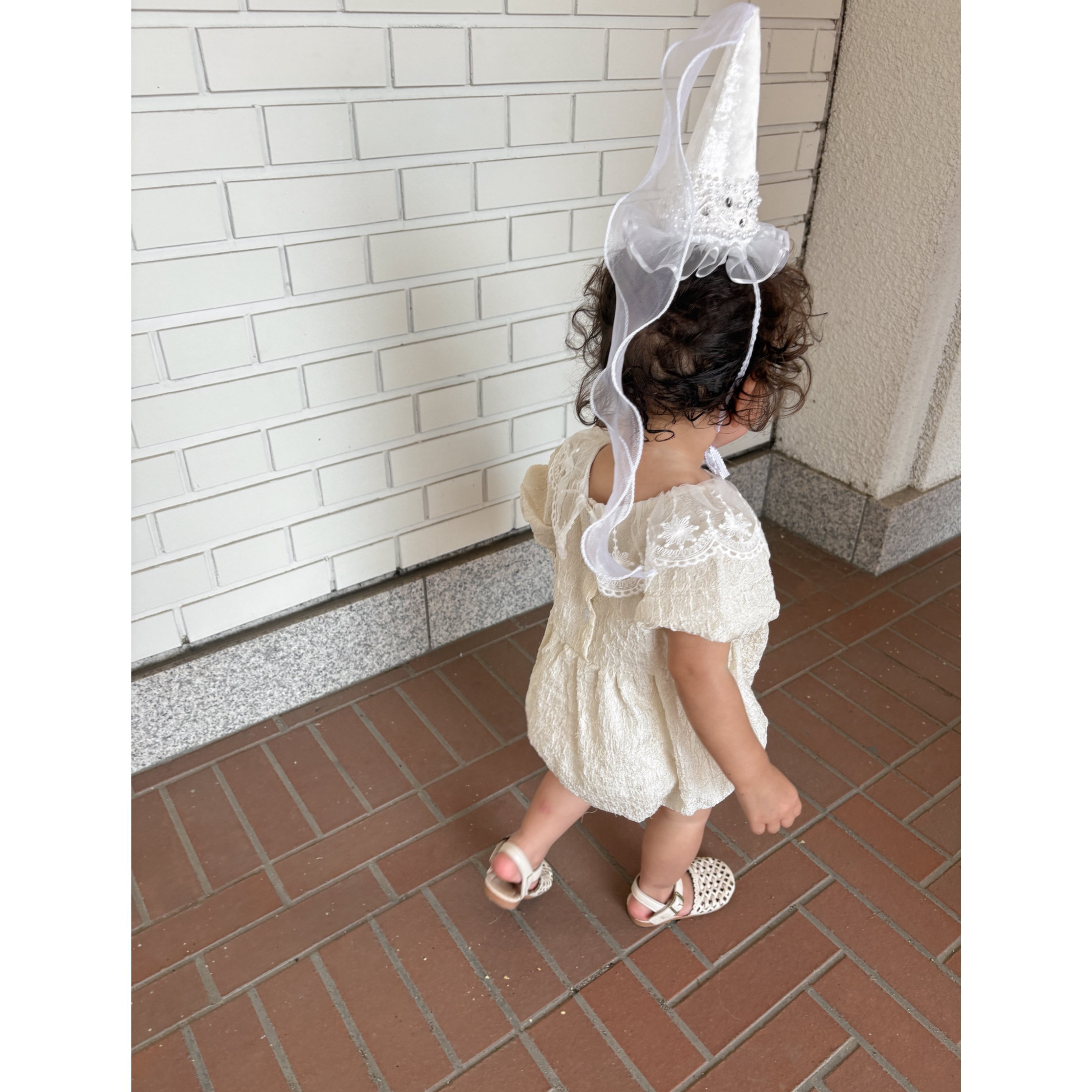 Frill chiffon rompers【誕生日】【１歳】 ロンパース 記念日 ギフト プレゼント