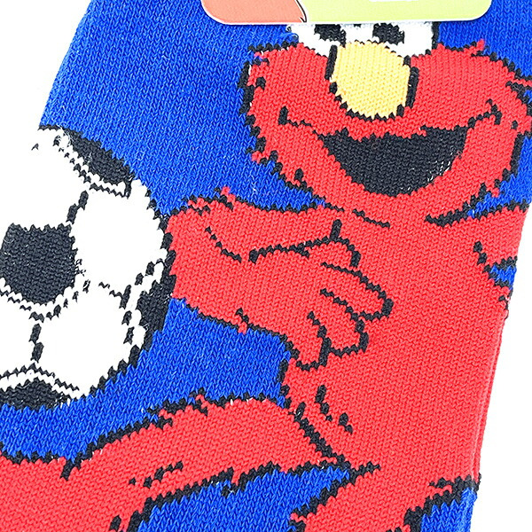 セサミストリート エルモ キャラックス サッカー 靴下 アパレル