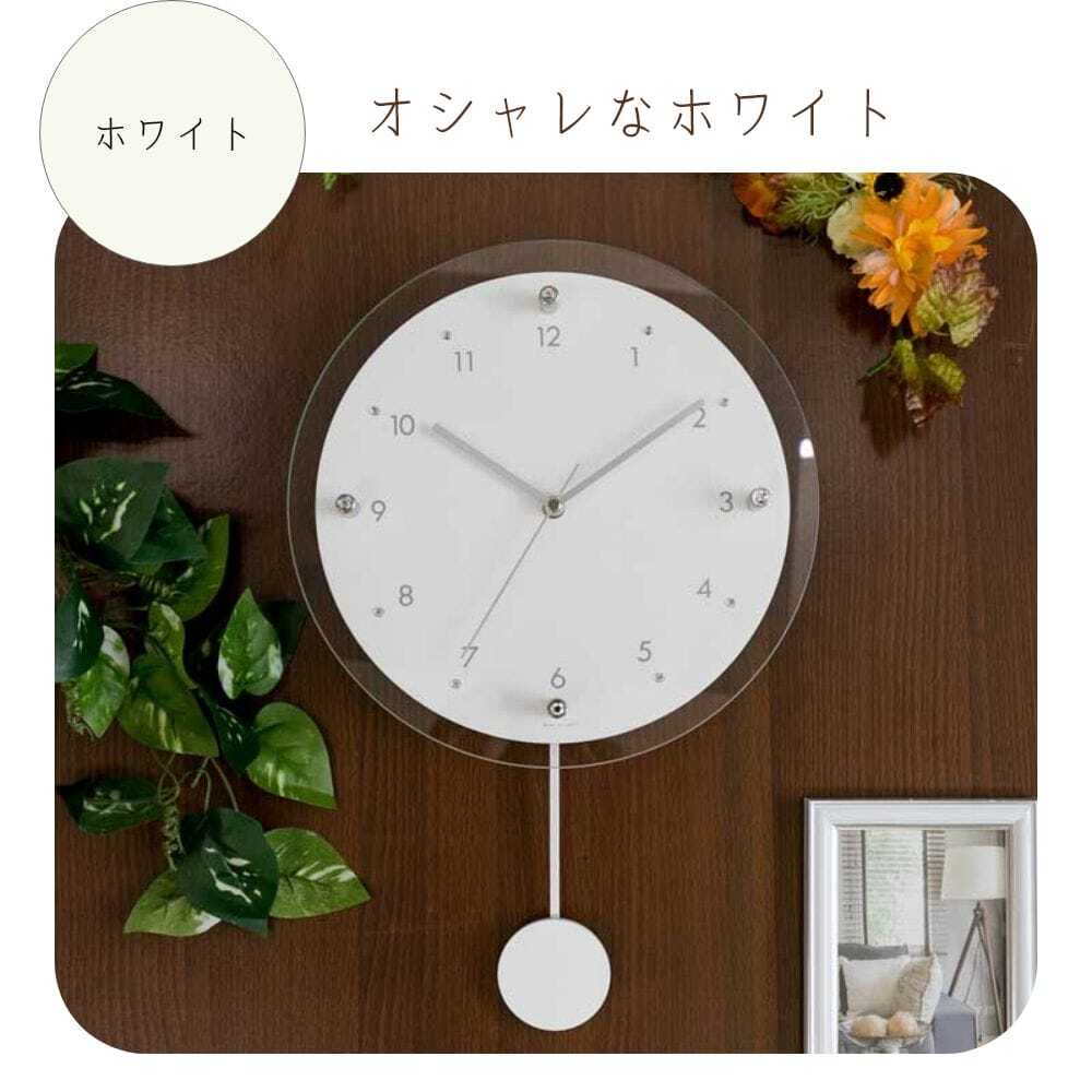 【当日発送可】開店・開業・周年記念に「ロゴ・名入れ可能な振り子丸時計」