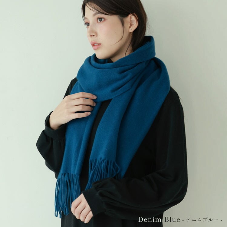 ＜刺繍納期注意＞極やわカシミヤ 100% ストール レディース 白 カシミヤストール 【名入れ刺繍可能】 マフラー カシミヤマフラー 無地 カシミヤ ストール 大きめ Filomo 柔らかい 敏感肌 春 秋 冬 ギフト プレゼント 7F (02000277r)