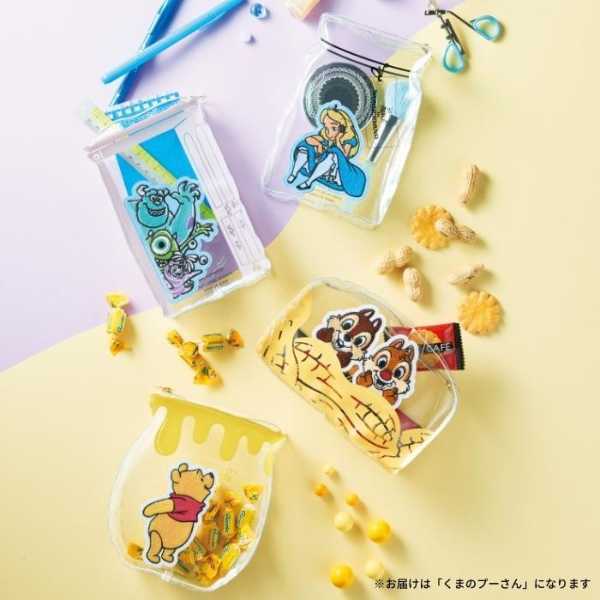 クリアポーチ くまのプーさん ディズニー 小物入れ 自立式 透明 コスメポーチ 文房具入れ 収納ケース キャラクター グッズ ギフト プレゼント 雑貨 かわいい セトクラフト