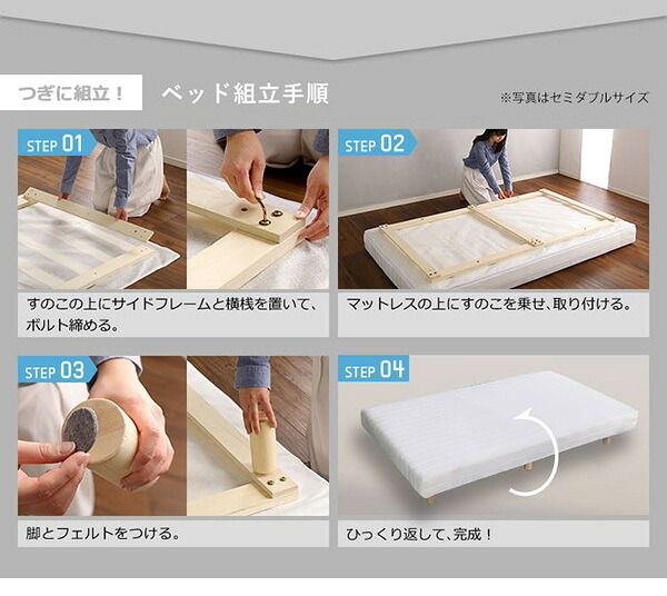 ベッド 寝具 新発想で搬入も組立カンタン ほどよい弾力 脚付きロールマットレス ボンネルコイルスプリング Unite -Raide- -ユニテ・ライド- ダブルサイズ ダブル ネイビー ホームテイスト 脚つきマットレス 脚付き ボンネルコイル