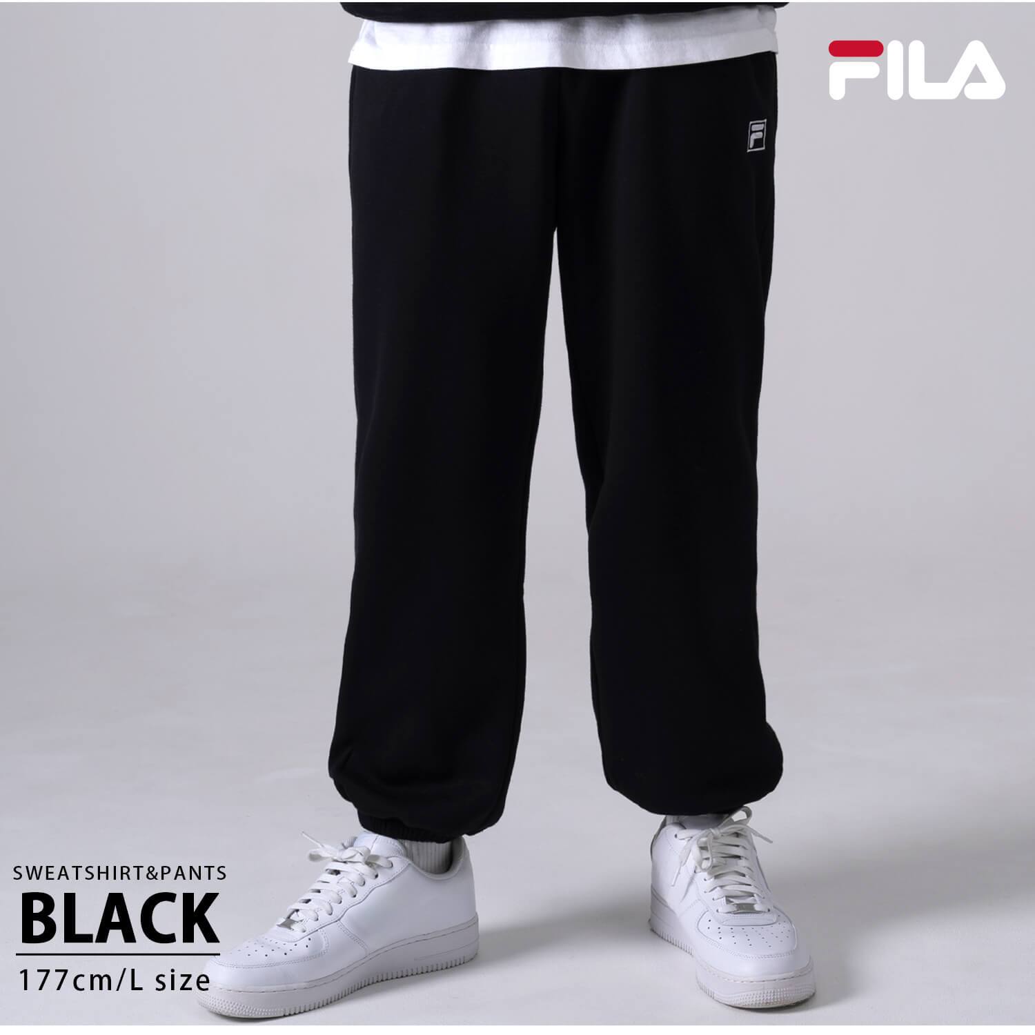  FILA フィラ メンズ レディース スウェット上下 裏毛 裏起毛 ブランド ワンポイントロゴ 刺繍 上下セット セットアップ ルームウェア 部屋着 トレーナー パンツ 大きいサイズ ユニセックス パジャマ 無地 ペアルック L LL 3L 4L 2026fw karlas別注