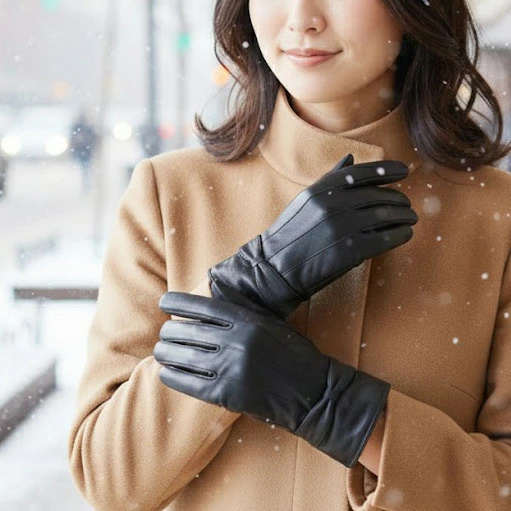 【定番】本革 ラムレザーリボン手袋 レディース ラム革 革 シープスキン リアルレザー グローブ 裏ボア 裏起毛 防寒 暖かい 温かい あったか もこもこ 柔らかい 軽量 スリム スマート 綺麗め 上品 高見え 高級感 無地 黒 ブラック M L 通勤 通学 ビジネス フォーマル 冠婚葬祭 法事 卒業式 入学式 卒園式 入園式 発表会 冷え性対策 リボンモチーフ