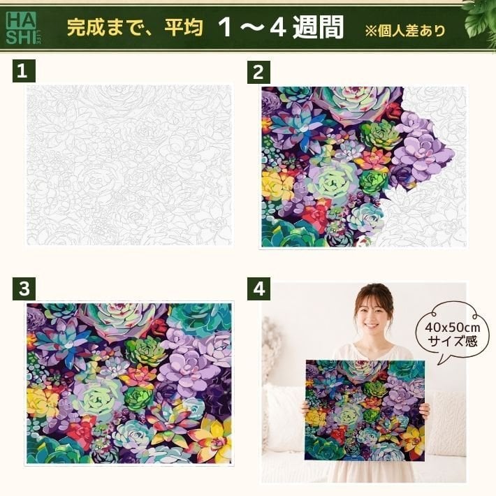 数字塗り絵 大人の塗り絵 ナンバーペイント数字入り 塗り絵 脳トレ 趣味 おうち時間 絵画キット アート 癒し プレゼント 誕生日 母の日 父の日 敬老の日 【無料ラッピング】【送料無料】