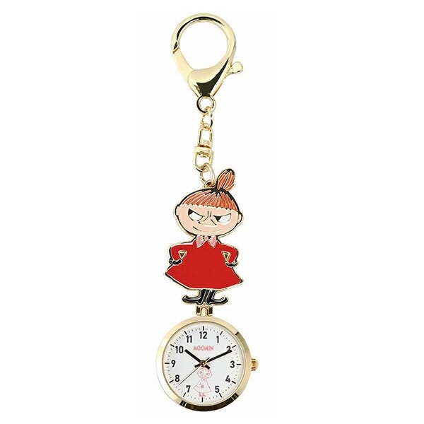 エポ キーチェーン ウォッチ ムーミン MOM027 定形外 送料無料 時計 懐中時計 フックウォッチ キーホルダー リトルミイ スナフキン MOOMIN ナースウォッチ ミイ パッケージ付き ギフト