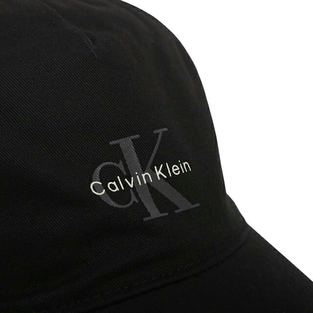 カルバンクライン CALVIN KLEIN MONOLOGO PRINTED BASEBALL CAP ベースボールキャップ lv04g5032g-ub1 メンズ BLACK 帽子