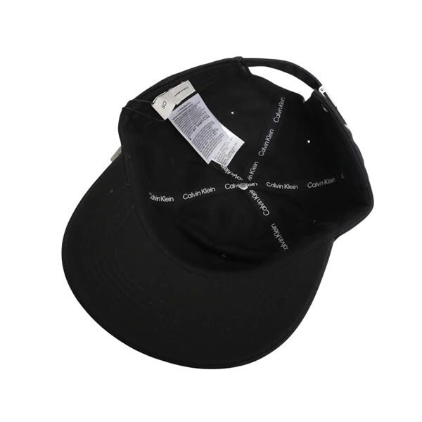 カルバンクライン CALVIN KLEIN ベースボールキャップ MONOLOGO PRINTED BASEBALL CAP lv04k5027g-7jr SUNFRUIT 帽子 ブラック BLACK
