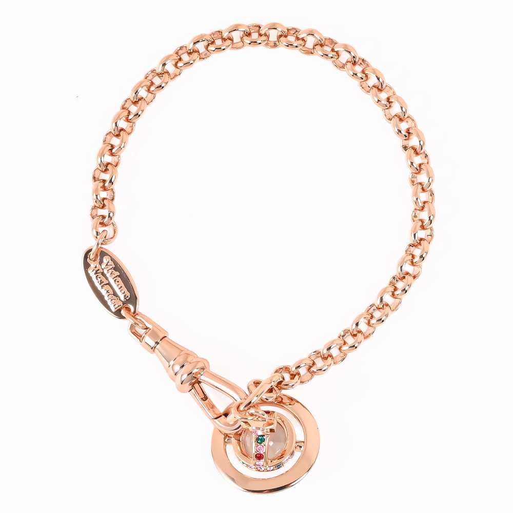 ヴィヴィアンウエストウッド Vivienne Westwood ブレスレット バングル NEW PETITE ORB レディース ピンクゴールド 6102005702G002 CN ジュエリー 送別会 誕生日 結婚祝い 結婚式 彼氏 息子 夫 男性 高級 父の日 母の日【スペシャルラッピング660円(別売り)】 即日発送 彼氏 財布 バレンタイン