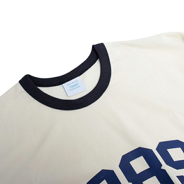 1989スタンダード 1989 STANDARD Tシャツ SRSSTD-0004-IVORY-M ユニセックス アイボリー OUR 1989 Tシャツ Cool Cotton Ringer Tシャツ