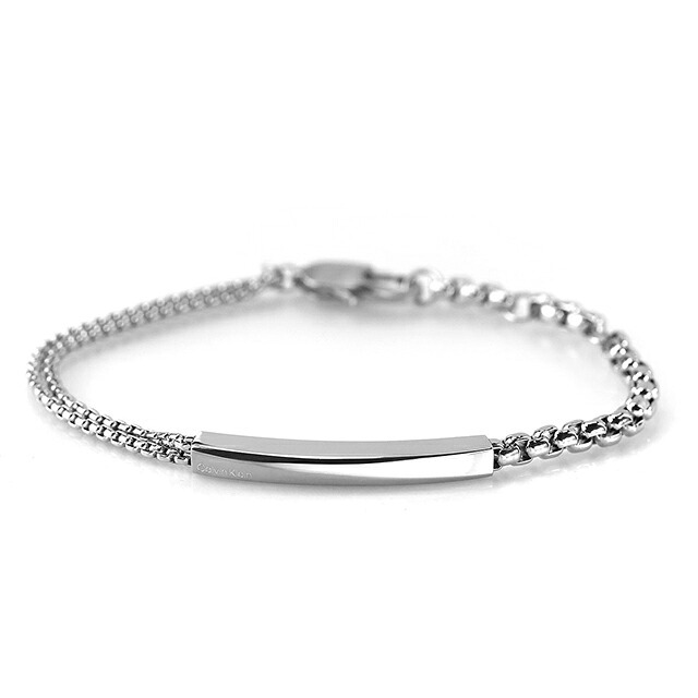 カルバンクライン ブレスレット メンズ ブランド Calvin Klein ICONIC ID 35100058 シルバー アクセサリー