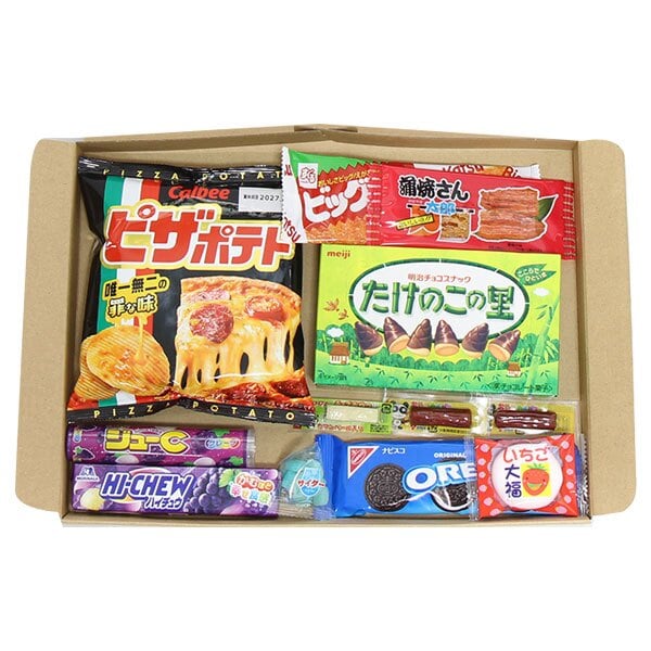 (全国送料無料)お菓子 詰め合わせ なつかしいお菓子も入ってる！いろいろなお菓子詰め合わせ メール便 (omb10140)【送料無料 詰め合わせ おやつ 小袋 個包装 お試し】