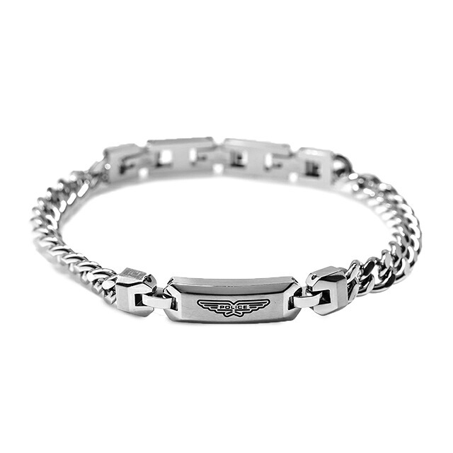 ポリス ブレスレット メンズ ブランド POLICE LAYERLOCK GB0082905 シルバー アクセサリー