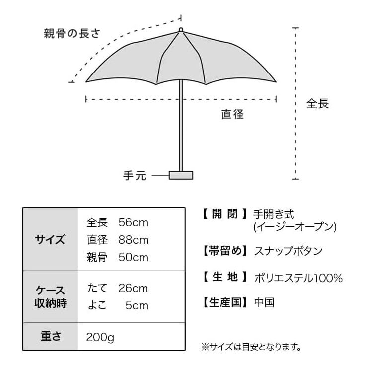 wpc. ニュアンスストライプ mini ストライプ ミニ 折り畳み傘 雨傘 晴雨兼用 定形外 送料無料 日傘 傘 UVカット 5038-016-002 撥水 軽量 wpc