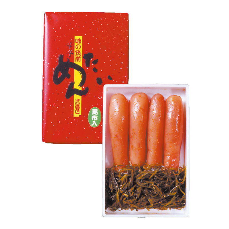福岡 昆布漬辛子明太子(無着色) (4080014) [お中元][お歳暮] ※送料無料(北海道・沖縄・離島への配送不可)