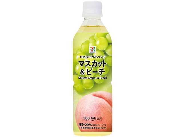 マスカット＆ピーチ 500ml×24本 【１ケース】【ドリンク】【送料込み】