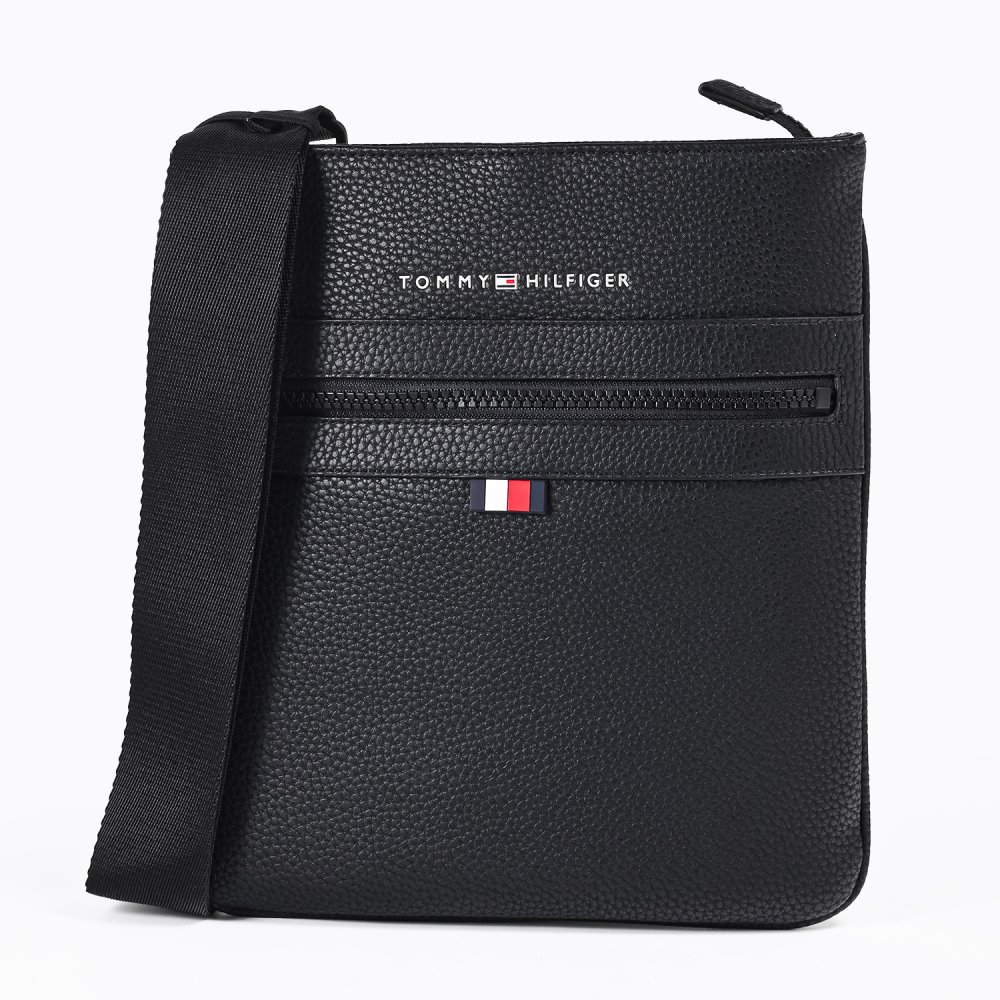 高品質ヨーロッパ輸入モデル トミーヒルフィガー TOMMY HILFIGER ショルダーバッグ メンズ ESSENTIAL PU CROSSOVER ブラック AM0AM09506 BDS BLACK 送別会 誕生日 結婚祝い 結婚式 彼氏 息子 夫 男性 名刺入れ 高級 父の日 母の日 即日発送