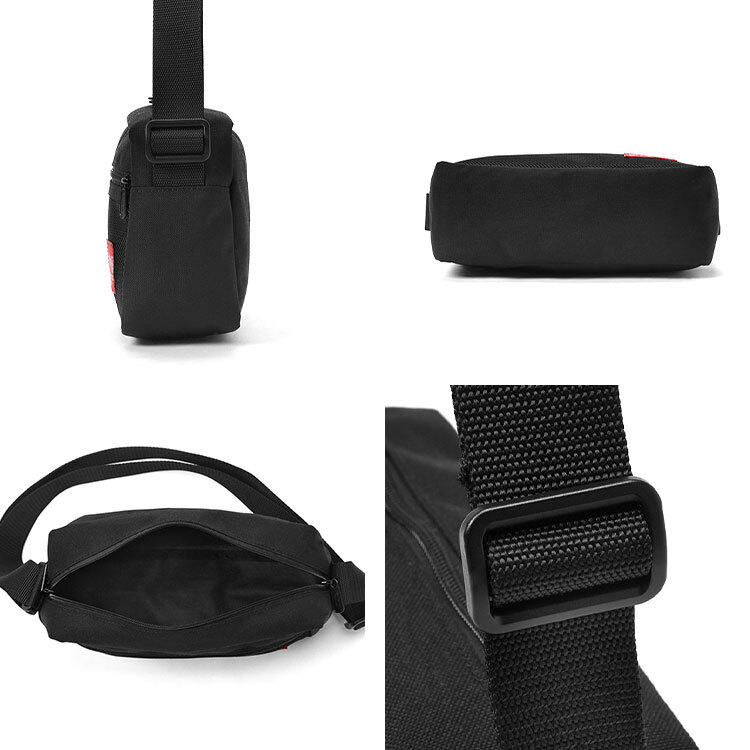 マンハッタンポーテージ ショルダーバッグ Manhattan Portage スプリンターバッグ メンズ レディース 斜め掛け 撥水 コーデュラ A5 軽量 横型 メッシュ おしゃれ シンプル 黒 ショルダーバック ボディバッグ ウエストバッグ 斜めがけ カジュアル 通勤 大人 ブランド MP1401L