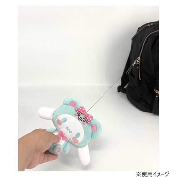 シナモロール パスケース リール付き 定期入れ ぬいぐるみ かぶりもの サンリオ SWIMMER コラボ 小銭入れ ポーチ 通勤 通学 キャラクター グッズ サンリオ正規ライセンス品