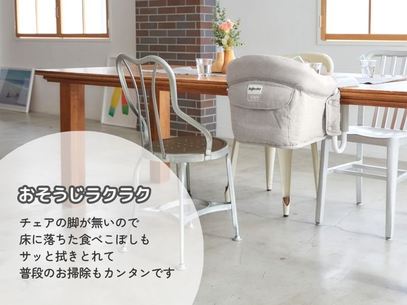 イングリッシーナ ファスト 折りたたみ コンパクト 持ち運び 収納袋内蔵 ベビーチェア テーブルチェア 離乳食チェア コンパクトチェア ハイチェア ダイニングチェア キッズチェア 0歳 1歳 2歳 離乳食 食事 イス 椅子 ベビー 赤ちゃん 外食 帰省 携帯チェア 