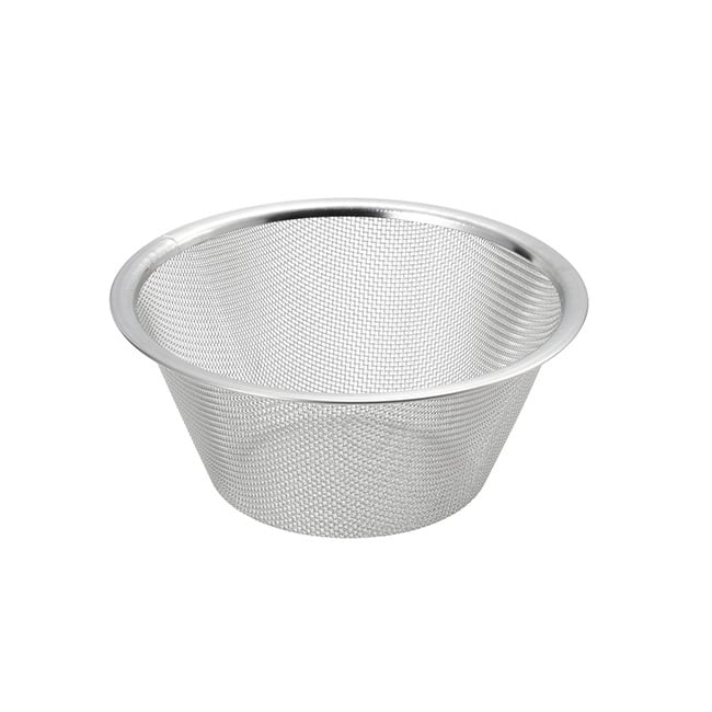 suiro スイロ ステンレス 平縁ザル 大 19cm[ざる 水 水きり 食器洗い乾燥機対応 野菜水切り 調理ザル キッチン小物 水切れ 調理用ザル 水切 食材洗い 食切り ステンレスざる キッチン用品 ザル 調理器具 日本製 水切りざる]