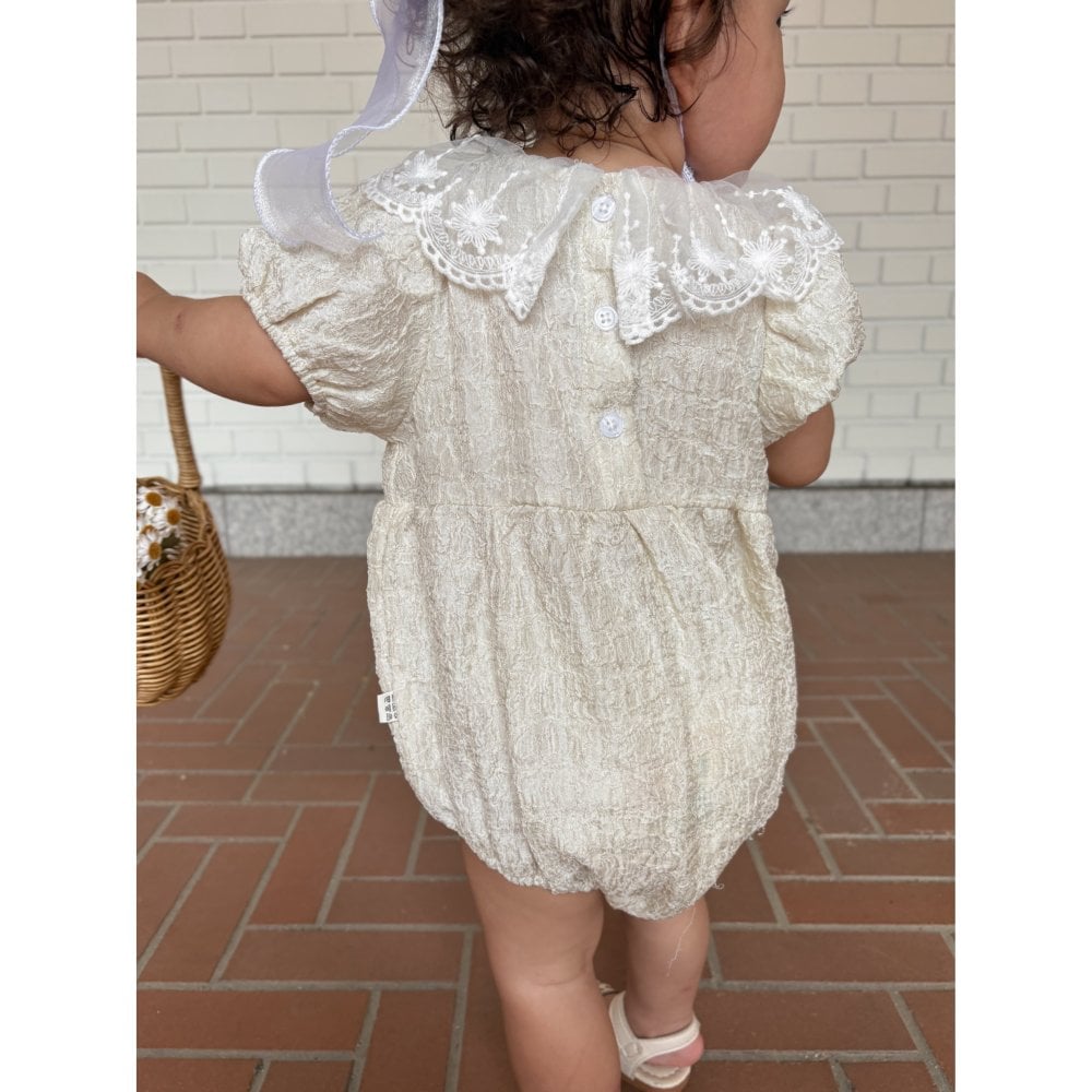 Frill chiffon rompers【誕生日】【１歳】 ロンパース 記念日 ギフト プレゼント