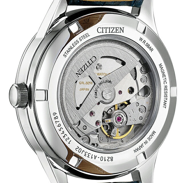 シチズン コレクション メカニカル 機械式時計 腕時計 ブランド メンズ CITIZEN COLLECTION NJ0250-01A アナログ シルバー ネイビー 日本製
