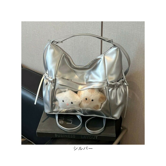 痛ショルダーバッグ 通販 痛バ クリアポケットバッグ 2wayショルダーバッグ レディースバッグ 透明ビニールポケット 魅せトートバッグ オタ活バッグ ヲタ活バッグ 缶バッジキーホルダー ぬいぐるみ収納バッグ 斜めがけバッグ おしゃれ イベント 通学 かわいい