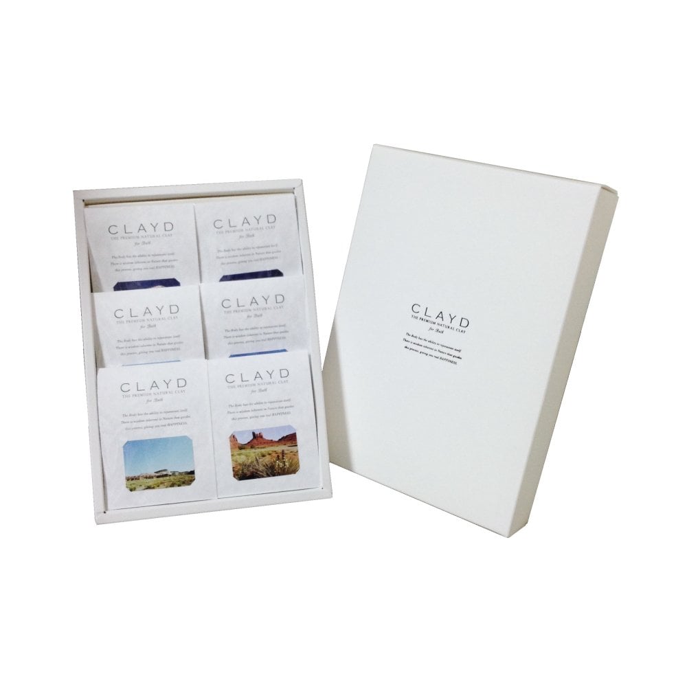 CLAYD ONETIME GIFT （クレイ入浴料｜1回分6個入り｜ギフト箱入り）