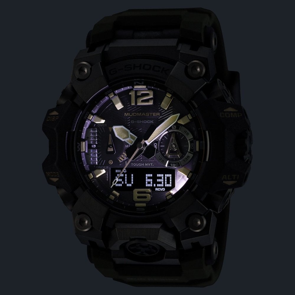 G-SHOCK ジーショック 電波 ソーラー 電波時計 カシオ Gショック CASIO マッドマスター MUDMASTER アナデジ 腕時計 MASTER OF G GWG-B1000-1A3JF【2026 新作】